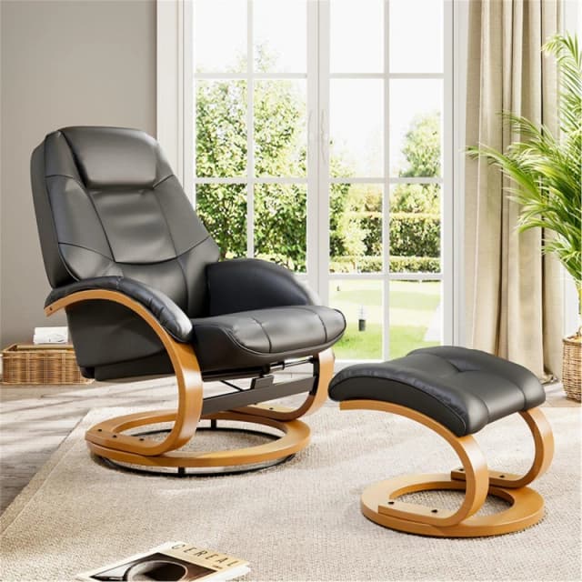 Kabinet UK Ergonomic Executive Office Reclining Chair Black unisex One size