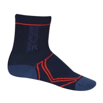 Regatta Blue Kids 2 Season' Coolmax Trek & Trail Socks - age 10-12