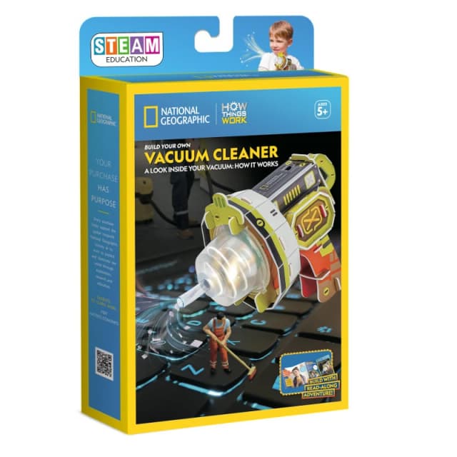 University Games UG- Nat Geo Vacuum Cleaner Puzzle Vacumn Cleaner unisex One Size