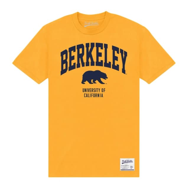 Berkeley Mens Bear T-Shirt in Gold Size: Small Gold Male S