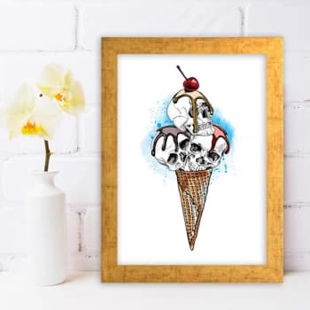 AC441743683 Multicolor Decorative Framed MDF Painting