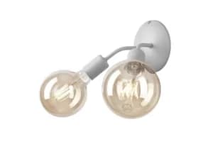 Viggo Wall Light Silver, 2x E27