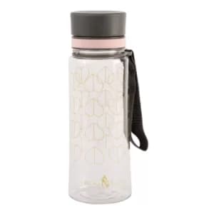 Beau and Elliot 500ml Hydration Bottle with Carry Handle Clear, Pink and Yellow