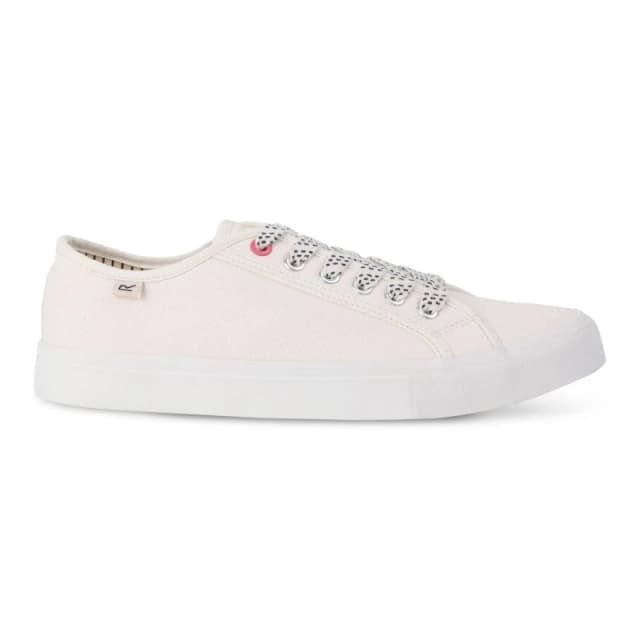 Regatta Womens Marine Canvas Trainers White female UK 4