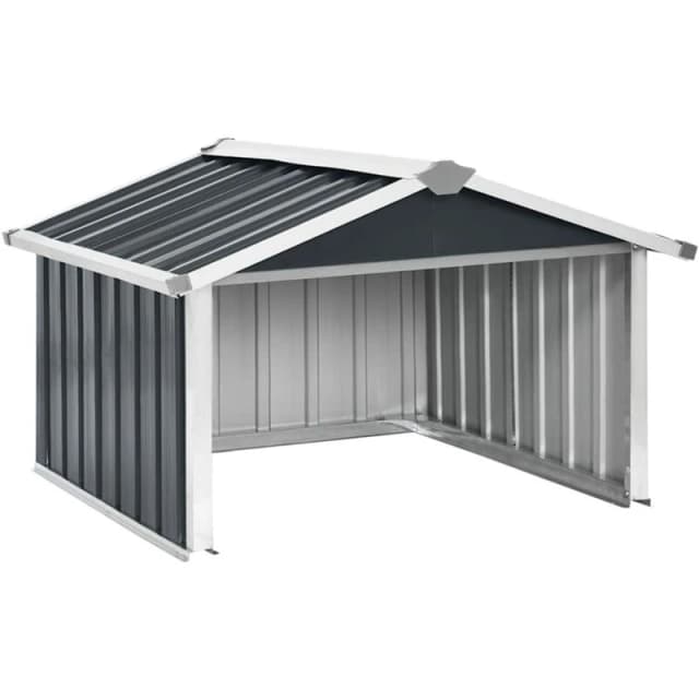 VIDAXL Garden Robot Lawnmower Shed 92x97x63cm Galvanised Steel Anthracite Vidaxl 8720286512784