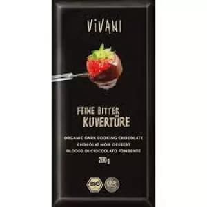 Vivani Dark Cooking Chocolate Bar 200g