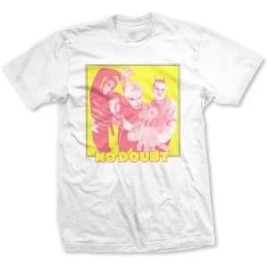 No Doubt - Yellow Photo Unisex Large T-Shirt - White