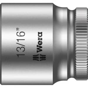 Wera 8790 HMB Zyklop 3/8" Drive Hexagon Socket Imperial 3/8" 13/16"