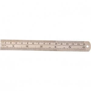 Draper Steel Rule 6" / 150mm