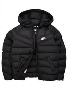 Nike Sportswear Kids Filled Jacket - Black/White
