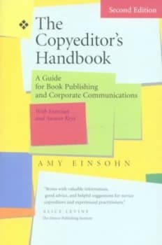 The Copyeditors Handbook by Amy Einsohn Paperback