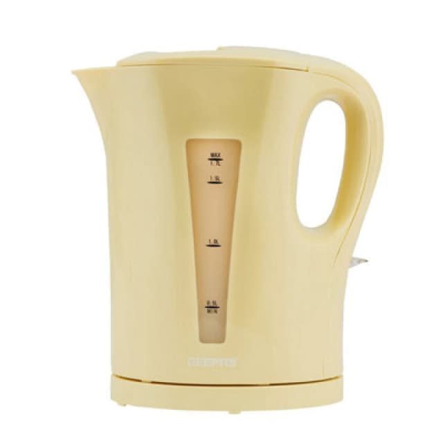 Geepas 1.7L Cordless Electric Kettle Fast Rapid Boil Jug 2200W Light Beige