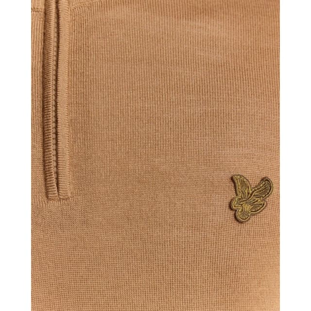 Lyle and Scott Mens Quarter Zip Knitted Jumper Nomad male XS