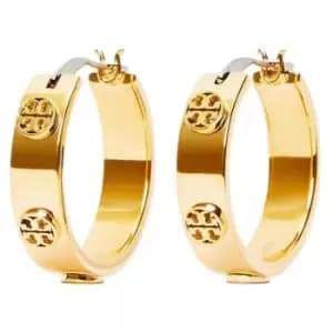 Tory Burch Miller Stud Hoop - Gold