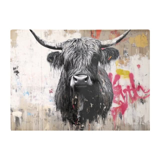 Warren Reed Designer Urban Highland Cow Chopping Board