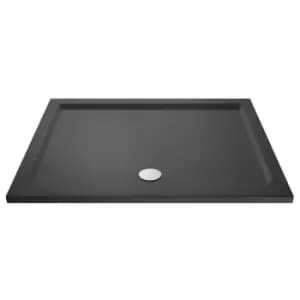 Hudson Reed Rectangular Shower Tray 1200 x 1000mm - Slate Grey
