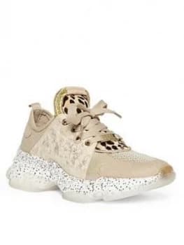 Steve Madden Mescal Trainer - Gold Print