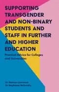 supporting transgender and non binary students and staff in further and hig