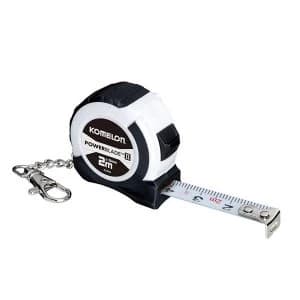 Komelon PowerBlade II Pocket Key Ring Tape 2m/6ft (Width 13mm)