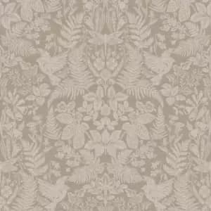Holden Woodland Stitch Taupe Wallpaper