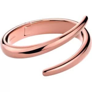 Ladies Calvin Klein PVD rose plating Small Embrace Bangle KJ2KPD10010S