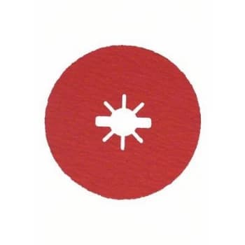 Fibre Disc 125Mm G120 Star Hole R780 Best For Metal + Inox