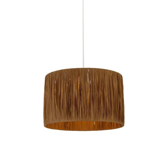 SO'HOME 35cm Raffia Lampshade in Natural Natural ONE SIZE