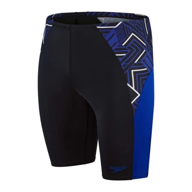 Speedo ECO Endurance+ Splice Jammer Shorts Black Blue male 26 inch