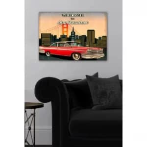 331467902-5070 Multicolor Decorative Canvas Painting