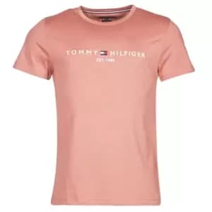 Tommy Hilfiger TOMMY LOGO TEE mens T shirt in Pink - Sizes S,M,L,XL,XS