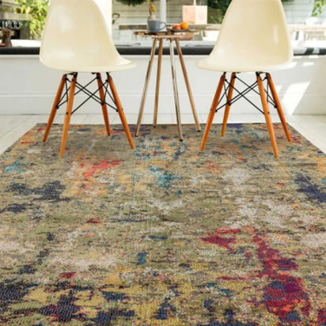 Multi Colour Abstract Rug