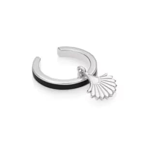 Daisy London 925 Sterling Silver Palm Fan Enamel Ear Cuff Sterling Silver
