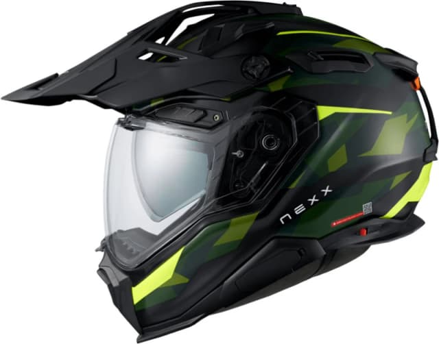 Nexx X.WED3 Trailmania Green Neon Matt Adventure Helmet Size 2XL