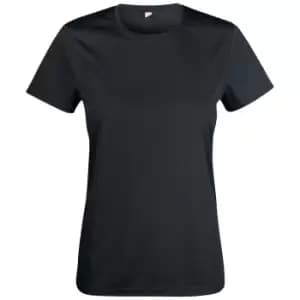 Clique Womens/Ladies Basic Active T-Shirt (L) (Black)