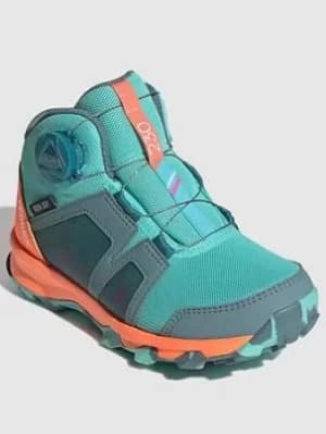 Adidas Kids Unisex Terrex Boa Mid R.rdy K, Green, Size 4