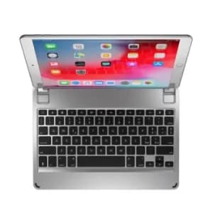 10.5 Inches QWERTY Italian Bluetooth Wireless Keyboard for iPad Air 3rd Gen iPad Pro Lightweight Aluminum Body Backlit Keys Silver