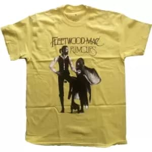Fleetwood Mac - Rumours Unisex XX-Large T-Shirt - Yellow