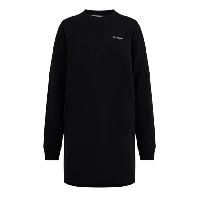 Off White Womens Floral Embroidered Arrow Logo Dress Black Multi female XS