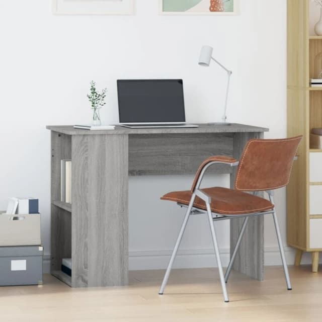 VIDAXL Desk Grey Sonoma 100x55x75cm Engineered Wood Vidaxl 8720845888107
