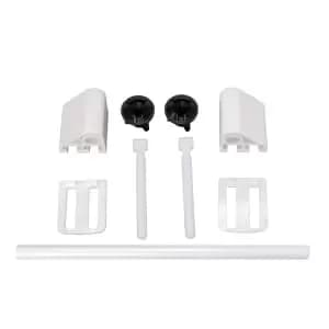 Euroflo By Fluidmaster White Toilet Seat Hinges