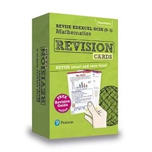 REVISE Edexcel GCSE (9-1) Mathematics Foundation Revision Cards includes FREE online Revision Guide Mixed media product 2016