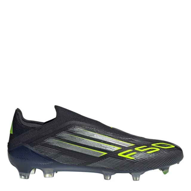adidas F50 Elite Laceless Adults Firm Ground Football Boots Black/Lemon male 10 (44.7)