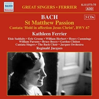Kathleen Ferrier - Bach: St. Matthew Passion/... CD