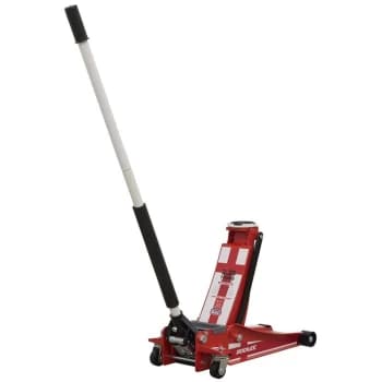 2001LEE Trolley Jack 2.25tonne Low Entry Rocket Lift St. George's Flag - Sealey