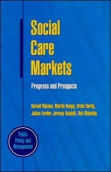Social Care Markets by Gerald Wistow Paperback