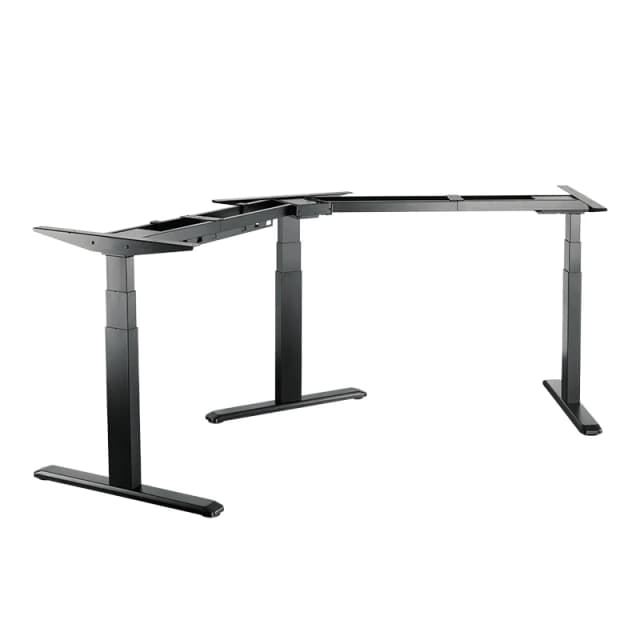 LogiLink EO0017 standing desk frame Manual 3 leg(s) Black
