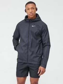 Nike Essential Running Jacket - Black, Size L, Men