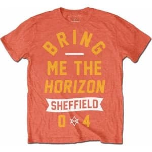 Bring Me The Horizon - Big Text Unisex X-Large T-Shirt - Orange