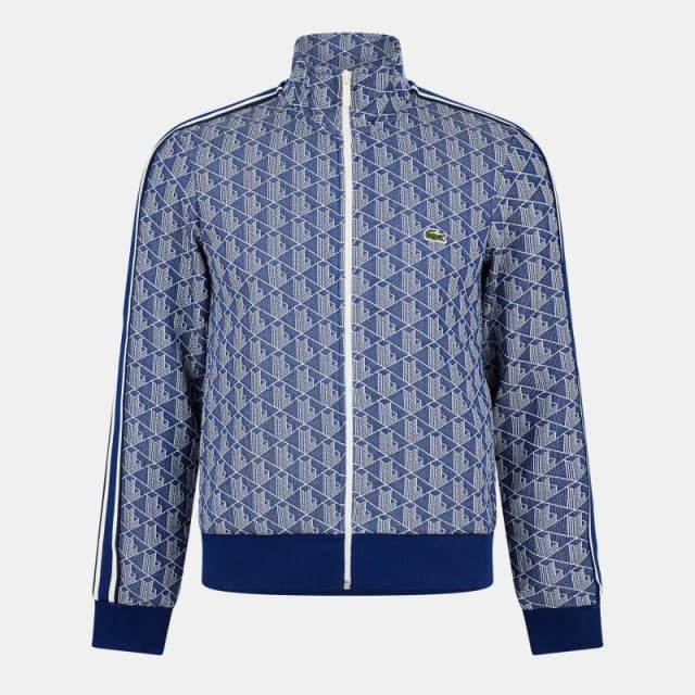 Lacoste All Over Print Tracksuit Top Methylene/Flour male XS