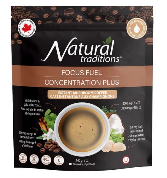 Natural Traditions Focus Fuel Coffee 140g